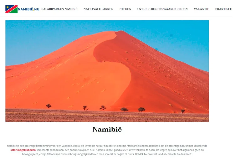 SEO consultant & Tekstschrijver voor Namibie.nu